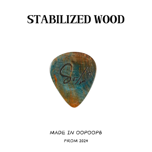 STABILIZED WOOD GUITAE PICK