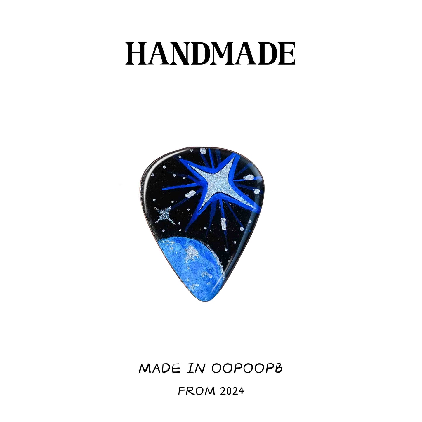 Custom Hand-Painted Guitar Picks - C