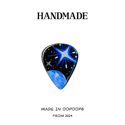 Custom Hand-Painted Guitar Picks - C