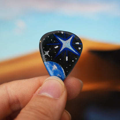 Custom Hand-Painted Guitar Picks - C