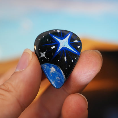 Custom Hand-Painted Guitar Picks - C