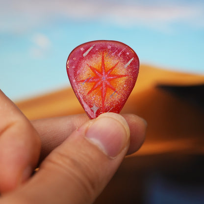 Custom Hand-Painted Guitar Picks - B