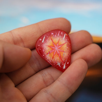 Custom Hand-Painted Guitar Picks - B