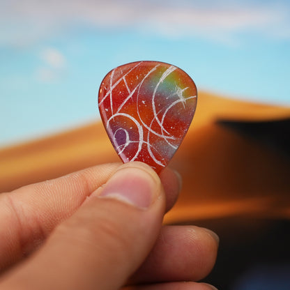 Custom Hand-Painted Guitar Picks - A