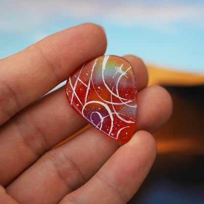 Custom Hand-Painted Guitar Picks - A