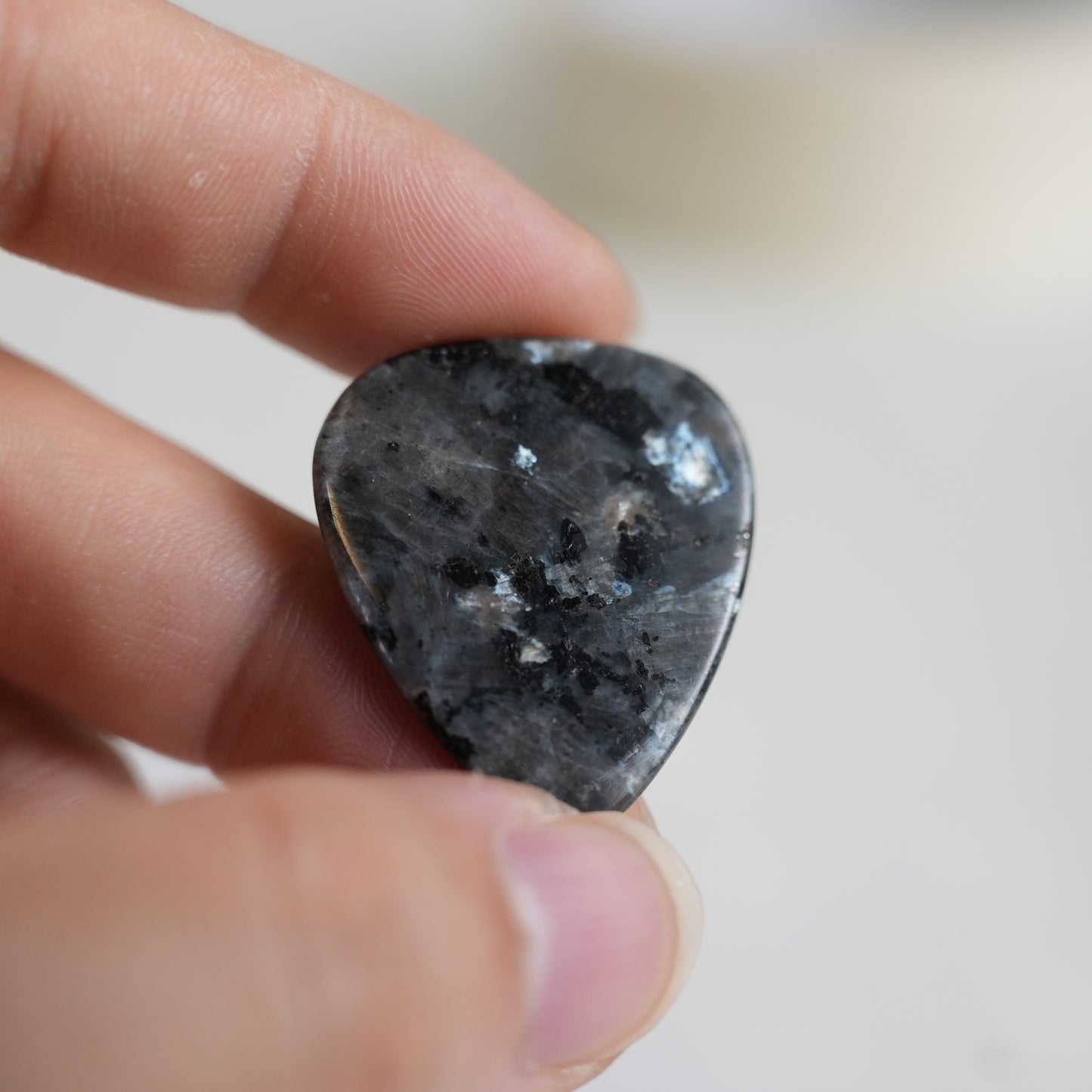 Black Obsidian Guitar Pick