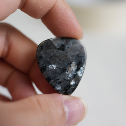 Black Obsidian Guitar Pick