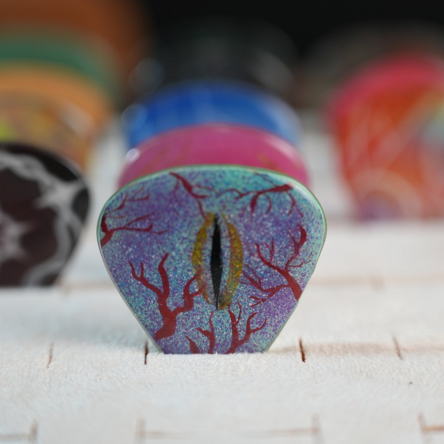 Custom Hand-Painted Guitar Picks - I