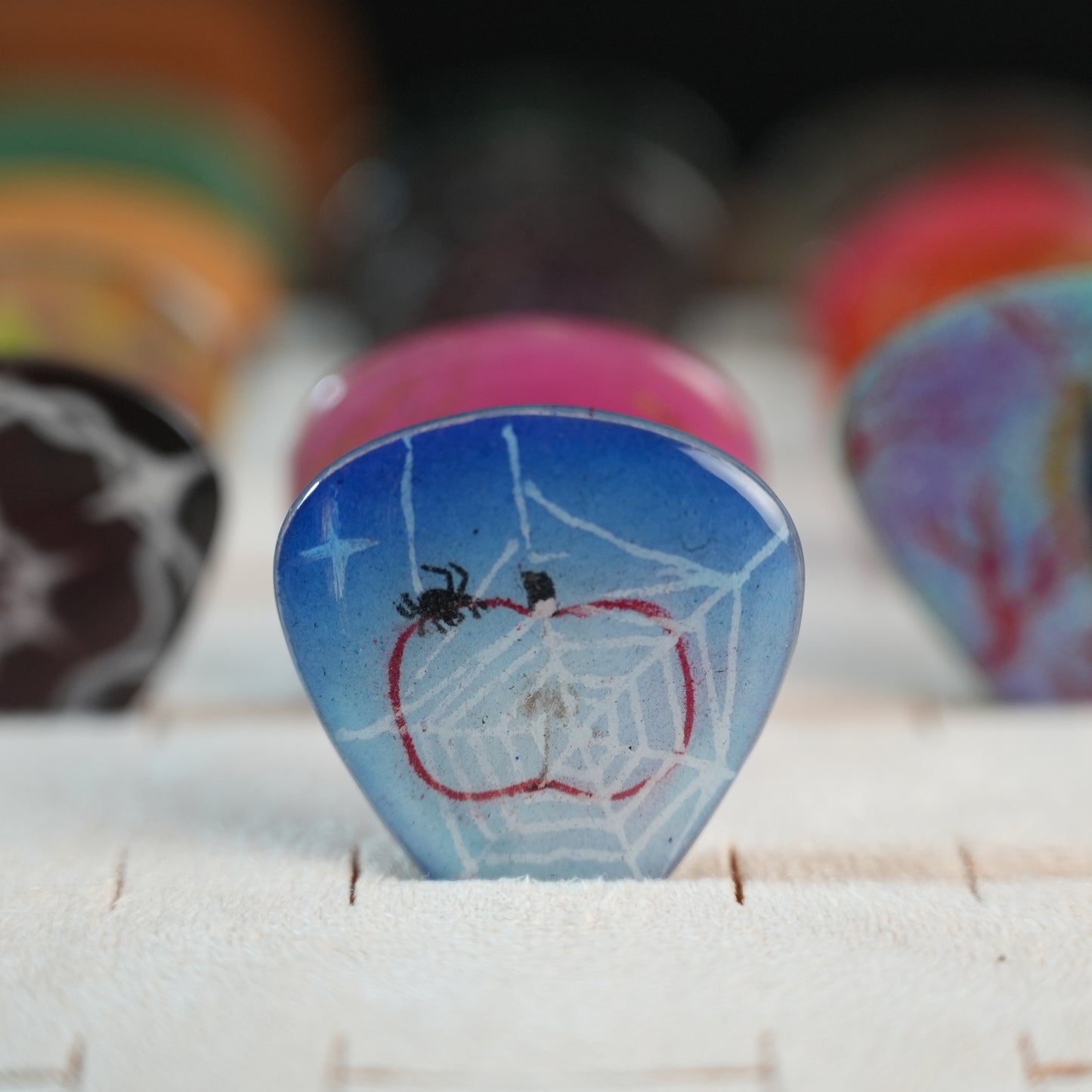 Custom Hand-Painted Guitar Picks - G